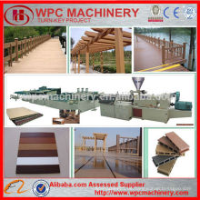 Machine Line Producing WPC Decking für Terrassen und rund Pool-Bereiche